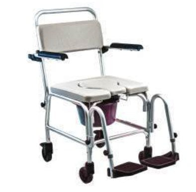 Comoda in Alluminio da Doccia e Wc con Ruote Piccole - SE2