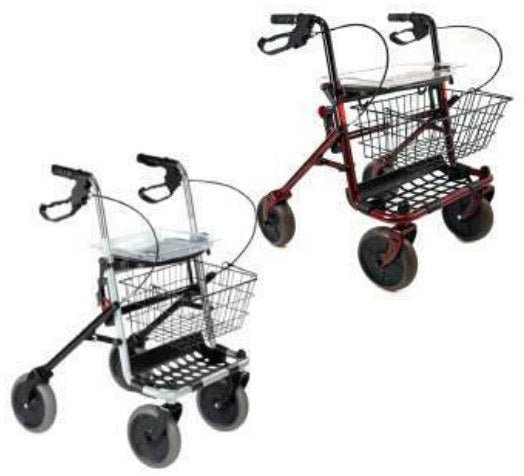 Rollator Pieghevole con Quattro Ruote - RO7 - Ausili Disabili Roma