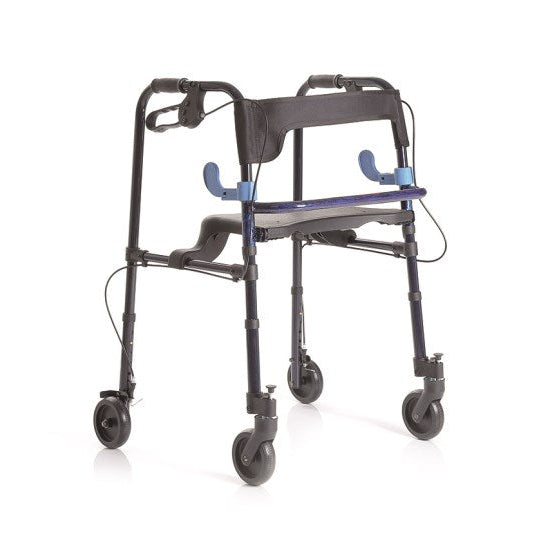 Rollator pieghevole in alluminio - Con 2 leve
