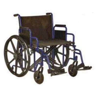 Carrozzina Bariatrica Autospinta Doppia Crociera - CAR-PO - Ausili Disabili Roma