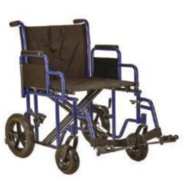 Carrozzina Bariatrica Transito Doppia Crociera - CAR-POT - Ausili Disabili Roma