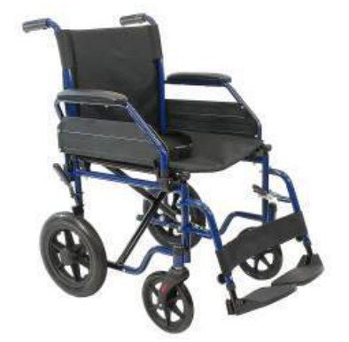 Carrozzina Basic Transito Larghezza Contenuta - CAR-PBTN - Ausili Disabili Roma