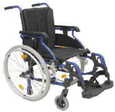 Carrozzina Leggera Super Braccioli Elevabili - CAR-PLS - Ausili Disabili Roma