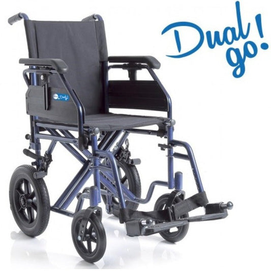 Carrozzina Pieghevole – Serie Dual Go - Ausili Disabili Roma