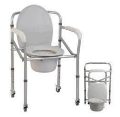 Comoda Pieghevole in Alluminio con Ruote - BA63