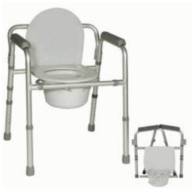 Comoda Smontabile Pieghevole in Alluminio - BA31 - Ausili Disabili Roma