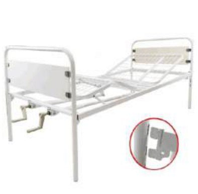 Letto a Rete a Due Manovelle con Altezza Rete Regolabile - L15 - Ausili Disabili Roma