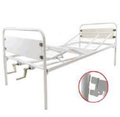 Letto a Rete a Due Manovelle con Altezza Rete Regolabile - L15