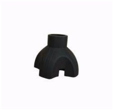 Puntale in Gomma con Quattro Appoggi Base Stretta per Bastone Tr23 Tr24 Tr25 Tr26 Tr27 - TR23/1 - Ausili Disabili Roma