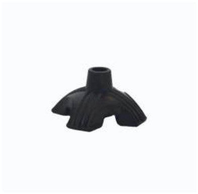 Puntale in Gomma con Quattro Appoggi per Bastone Tr1, Tr2, Tr3, Tr4, Tr17, Tr18, Tr20 - TR18/1