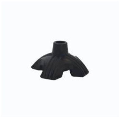 Puntale in Gomma con Quattro Appoggi per Bastone Tr1, Tr2, Tr3, Tr4, Tr17, Tr18, Tr20 - TR18/1 - Ausili Disabili Roma