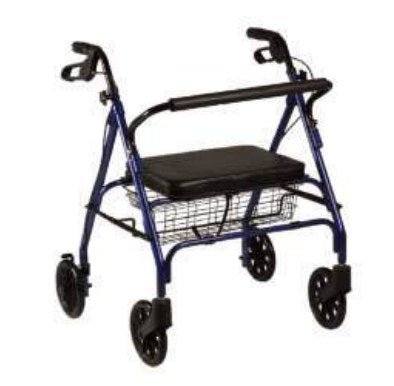 Rollator Pieghevole Bariatrico con Quattro Ruote - RB1 - Ausili Disabili Roma