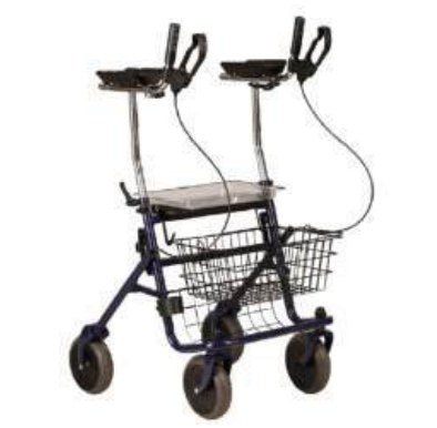 Rollator Pieghevole con Quattro Ruote e Appoggi Antibrachiali - RO22 - Ausili Disabili Roma