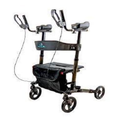 Rollator Pieghevole con Quattro Ruote e Appoggi Antibrachiali - RO28 - Ausili Disabili Roma
